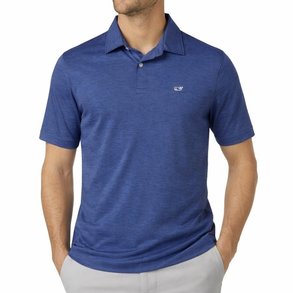 VINEYARD VINES Blue Performance Polo sz XS Golf Resortwear Nautical Casual Sport
